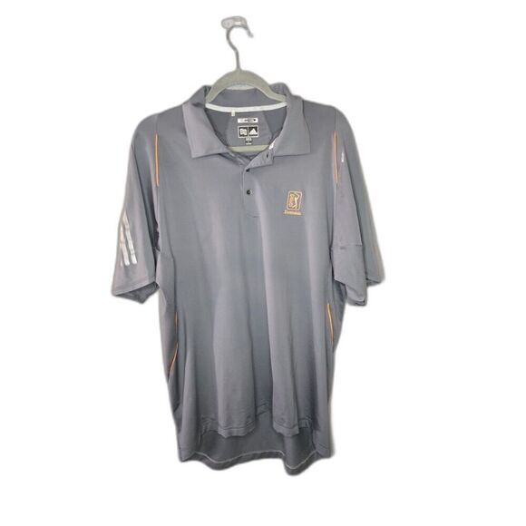 adidas Other - Adidas Men's Gray Climacool TPC Scottsdale Short Sleeve Polo Size large